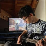 Profesor de guitarra para principiantes o nivel intermedio.